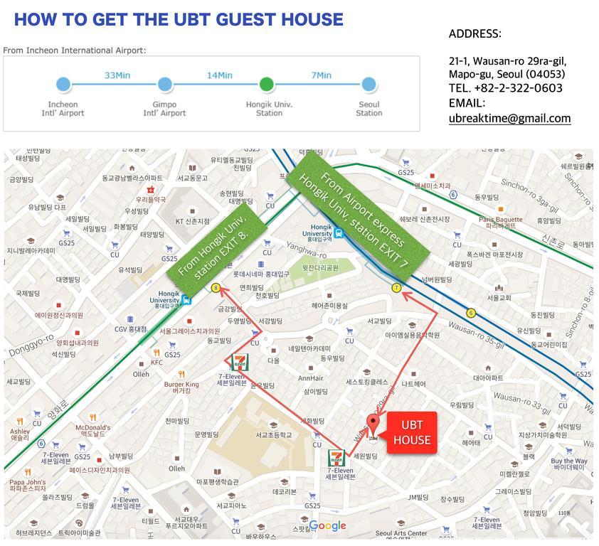 Urban Breaktime Hostel Seoul Luaran gambar